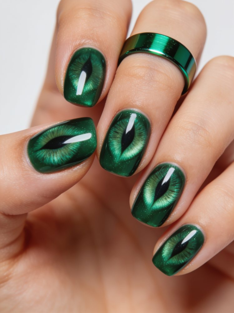 Emerald cat eye