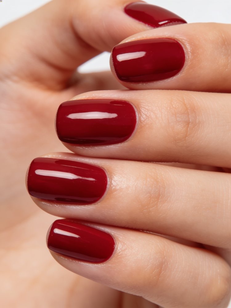 A two-coat cherry red creme
