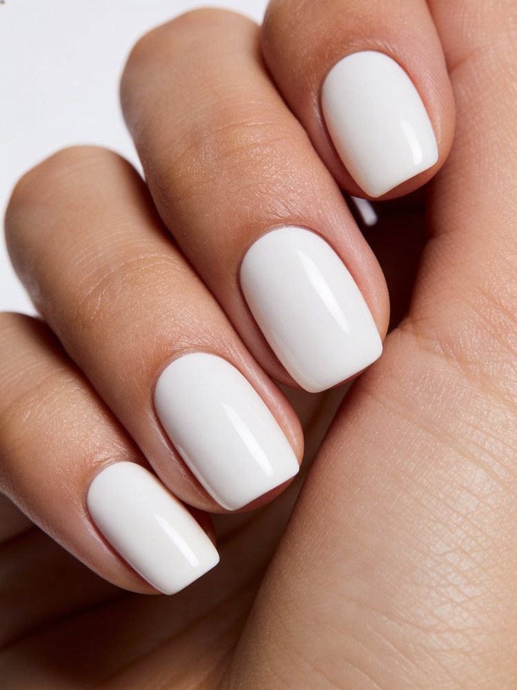 An opaque white