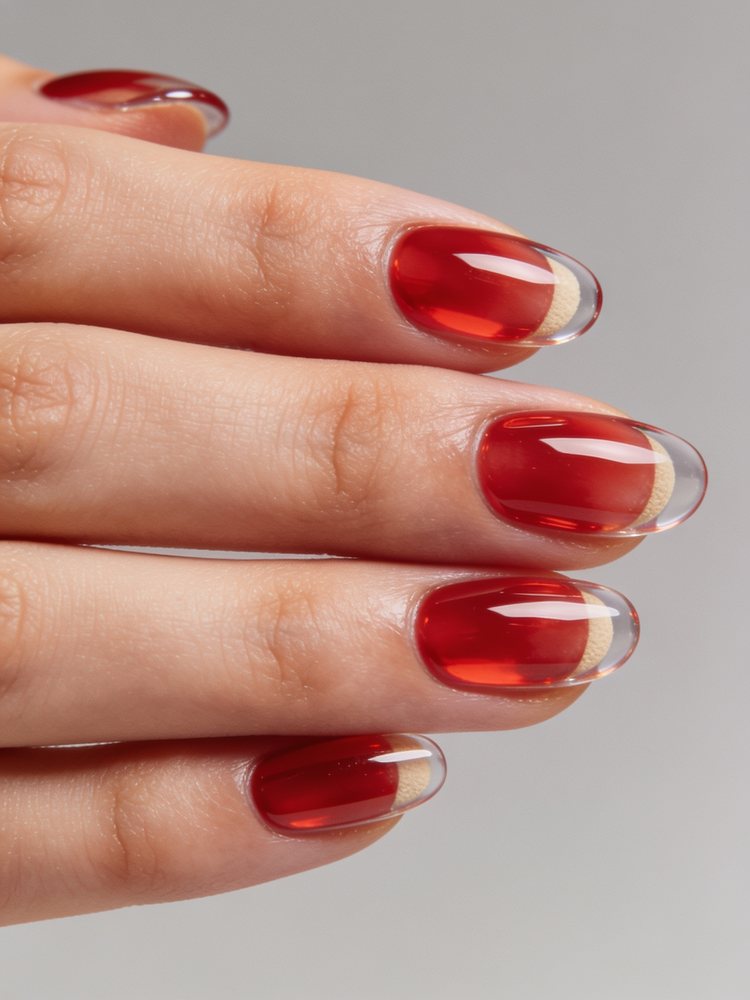 A jelly red