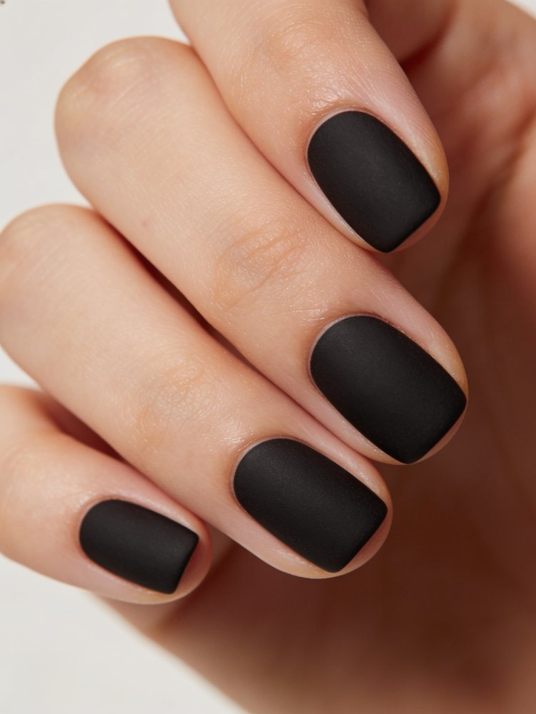 Matte black short