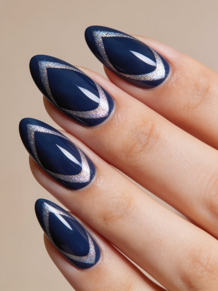 Cat eye navy