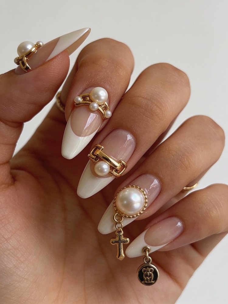 Coffin with charms