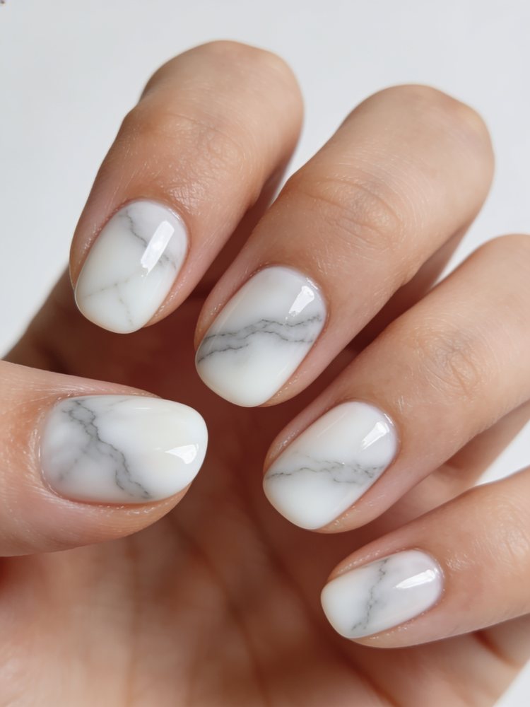 Marble milk bath
