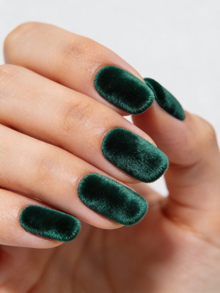 Deep green velvet
