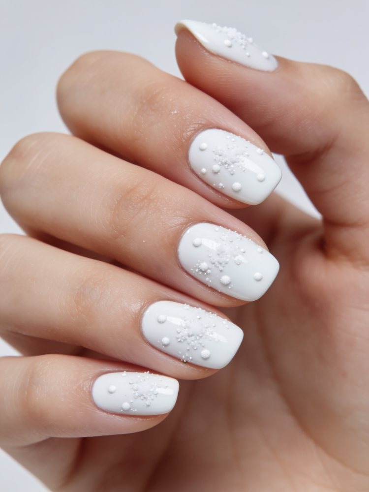 Micro dots in white