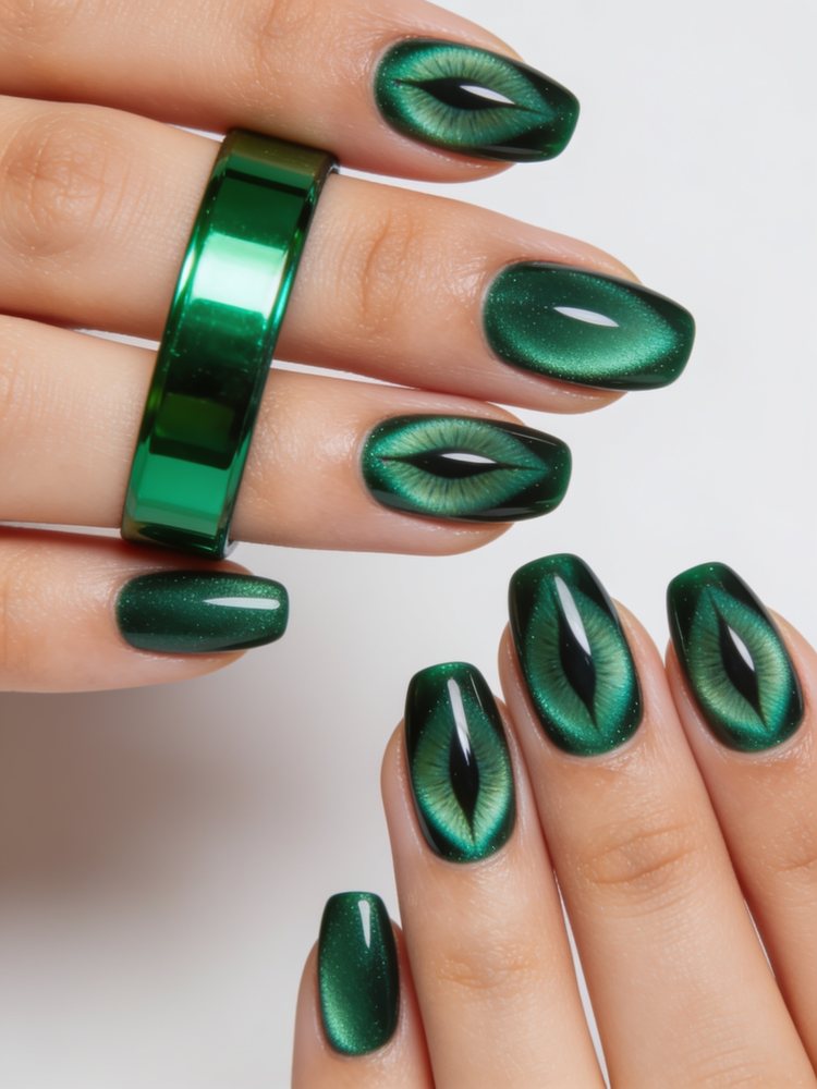 Emerald cat eye
