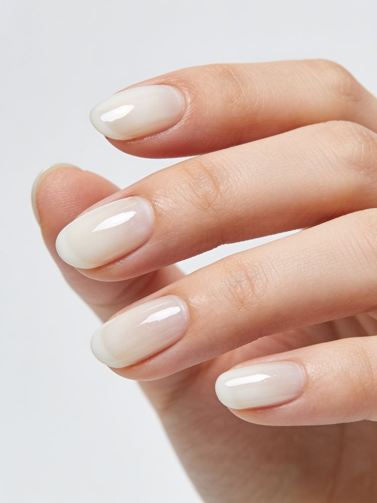 Milky white