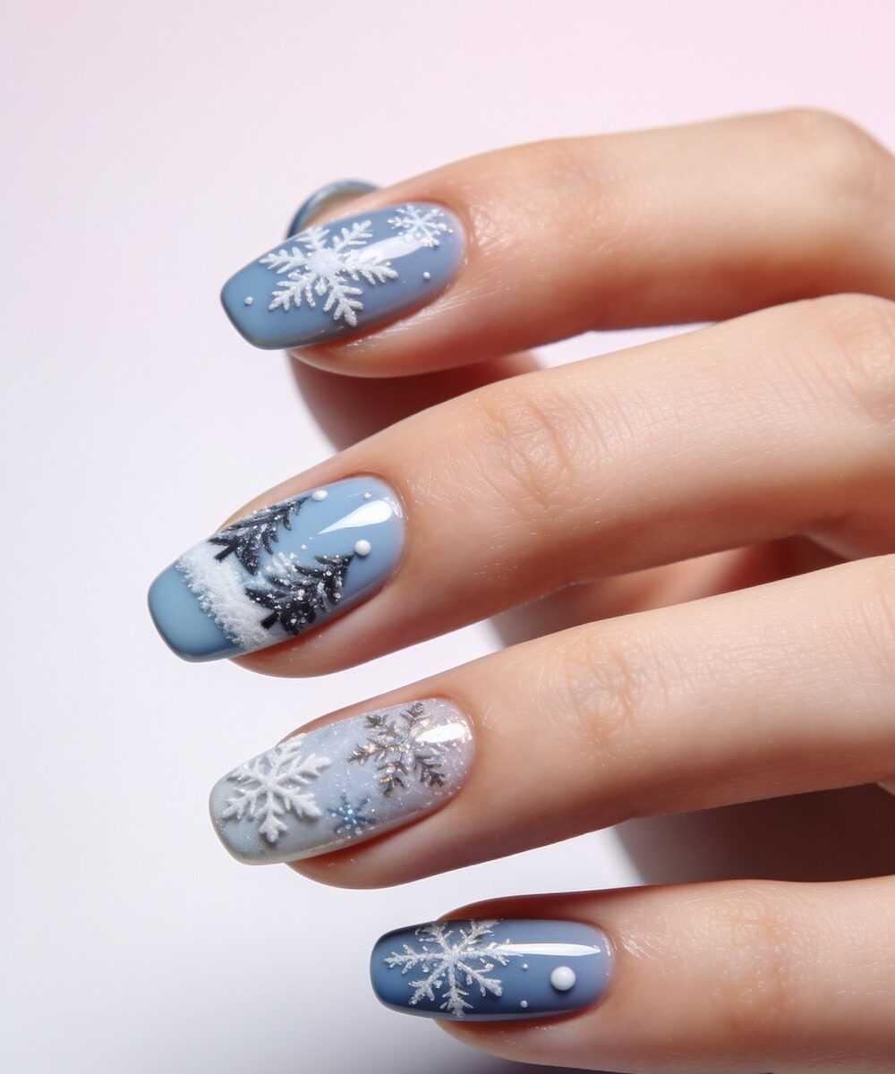 Winter Nails: 35 Designs for the Cold Months