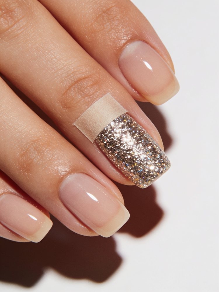 Glitter stripe